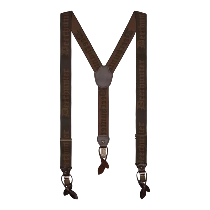 Deerhunter Combi Braces with Button and Clips Walnut - Other Hunting Clothes - 5702827157534 - 1