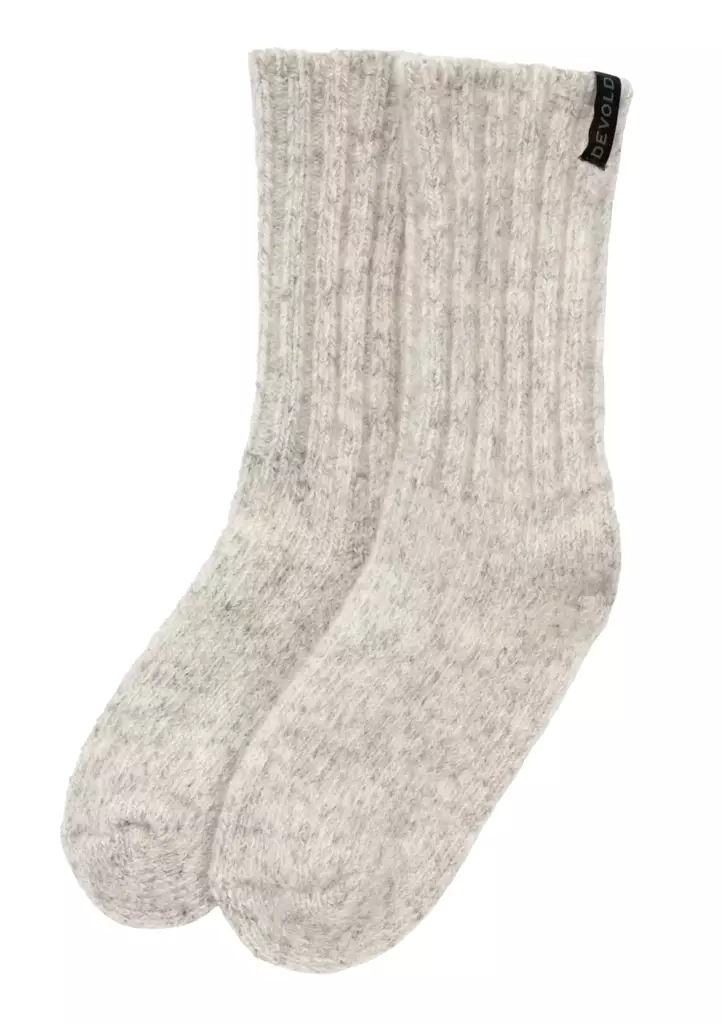 Devold Nansen Wool Sock Grey Melange - Socks and Buff - 7028567133064 - 1