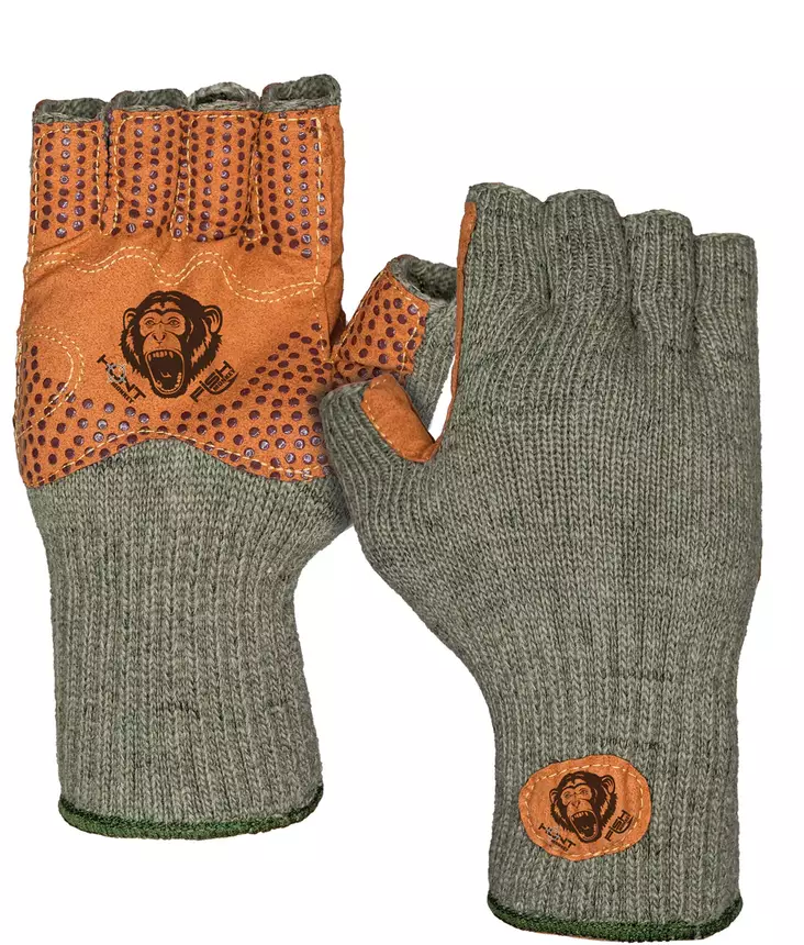 Fish Monkey Wooly Glove Olive - Gloves - 850028536834 - 1