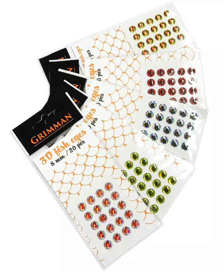 Grimman 3D Fish Eyes 8mm - 3D Eyes - 11808004 - 1