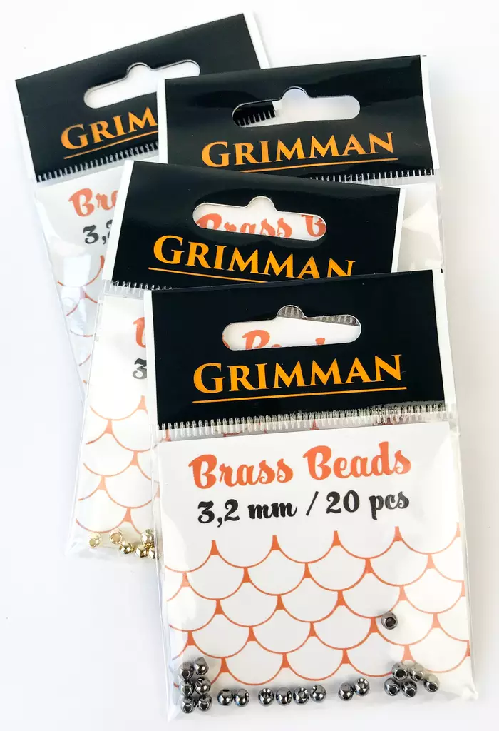 Grimman Brass Beads 3.2mm - Brass Beads - 11808024 - 1