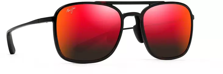 Maui Jim Keokea - Red Black Tortoise with Hawaii Lava Lens - Plastic Lenses - 603429070304 - 1