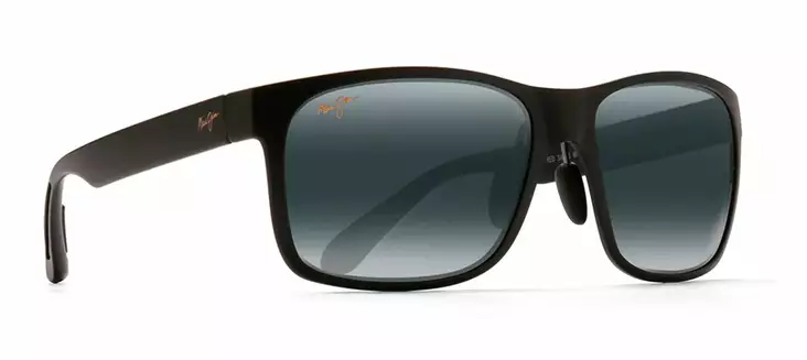 Maui Jim Red Sands - Matte Black Frame with Neutral Grey Lens - Plastic Lenses - 603429032654 - 1