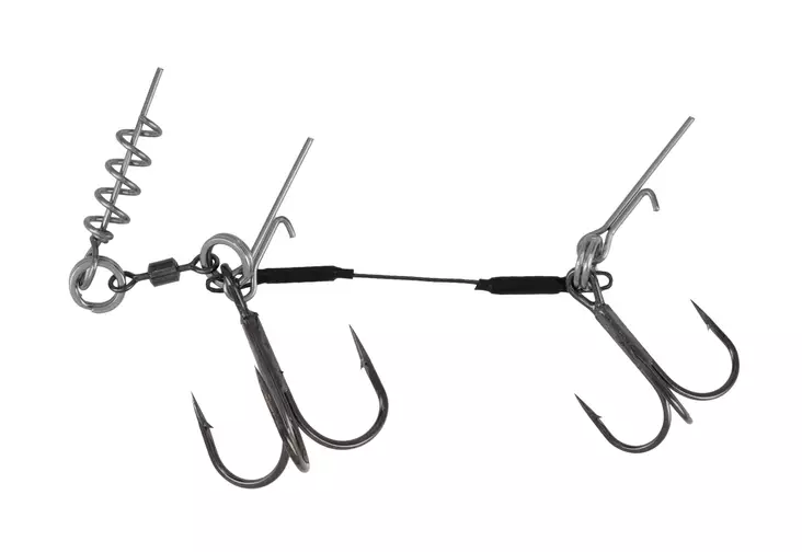 Mikado Jaws Titanium Stinger Double - Pike Rigs and Accessories - 5900637141624 - 1