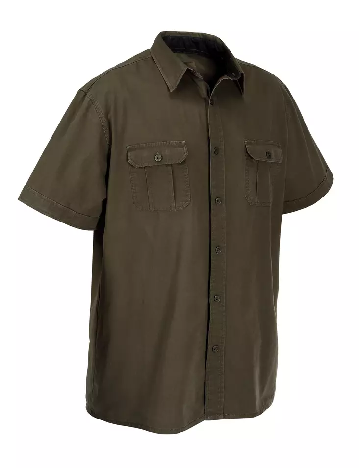 Nordhunt Serengeti Stretch Shirt Dusty Olive - Shirts - 1000000014624 - 1