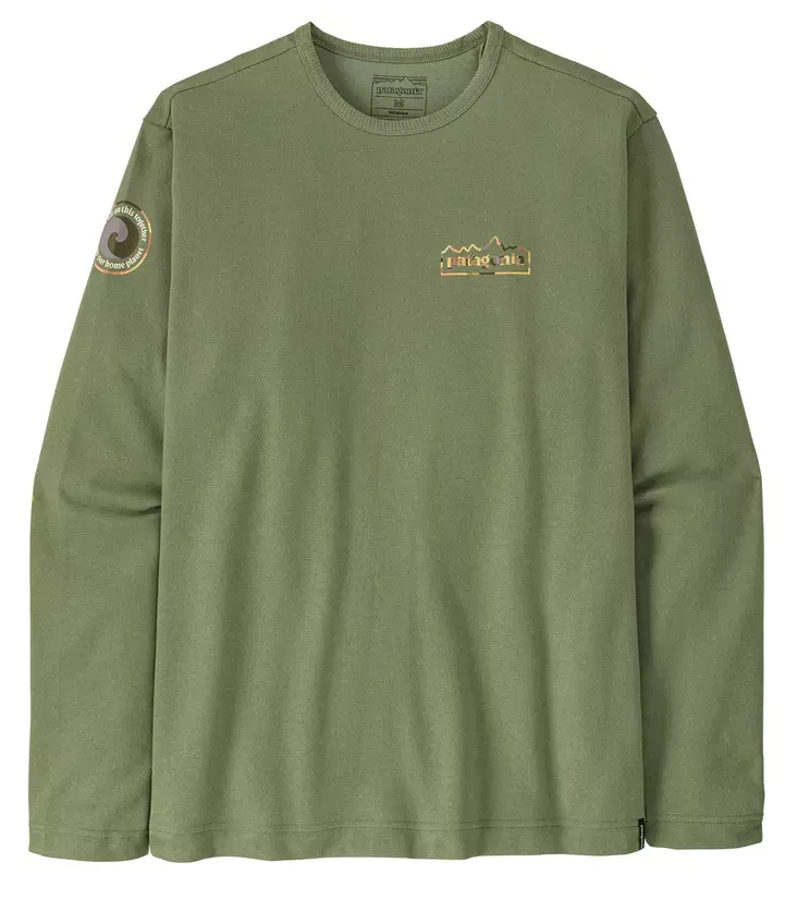 Patagonia Mens LW Unity Fitz Wildrise Crew Terrain Green - Sweatshirts - 196924567894 - 1