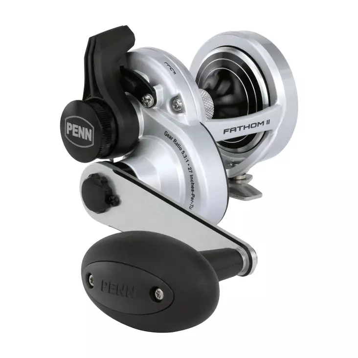 Penn Fathom II Lever Drag 15 - Trolling & Big Game Reels - 031324283404 - 1