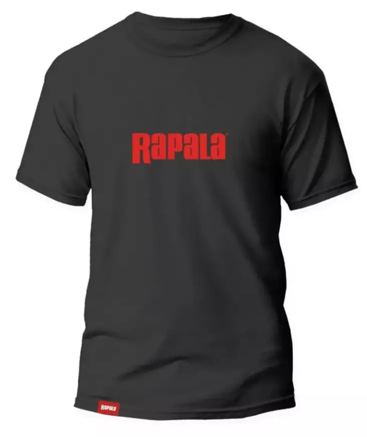 Rapala Black Red Logo T-Shirt - Men T-Shirts - 022677363004 - 1
