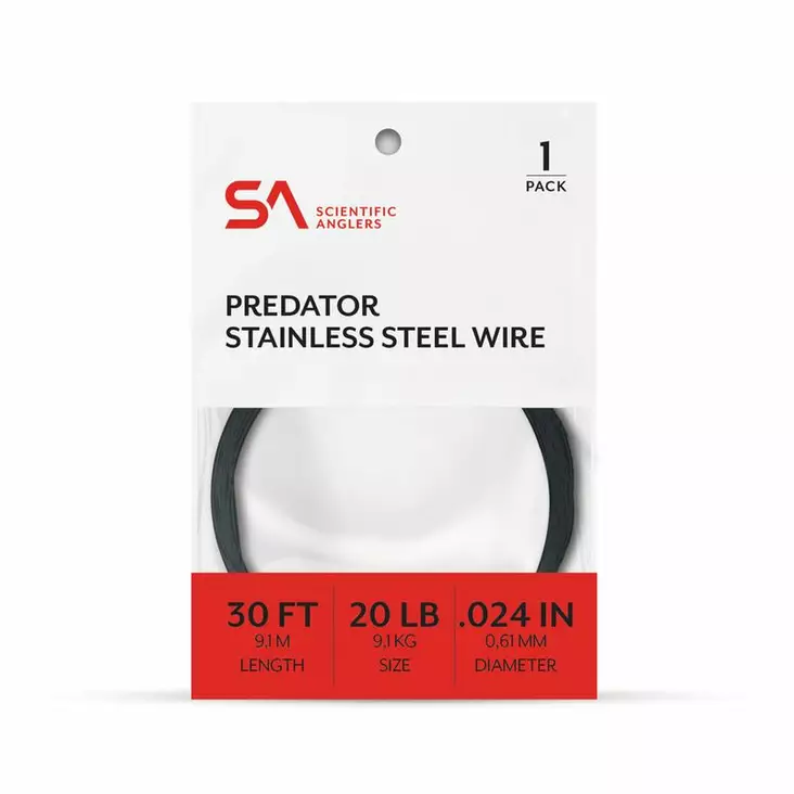 Scientific Anglers Black-Coated Stainless Wire - Leader Materials - 840309127264 - 2