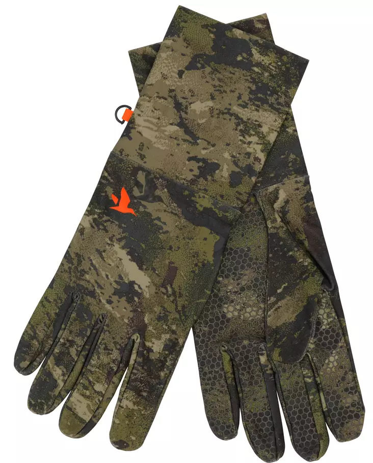 Seeland Scent Control Camo Gloves InVis Green - Hunter gloves - 5714733549204 - 1
