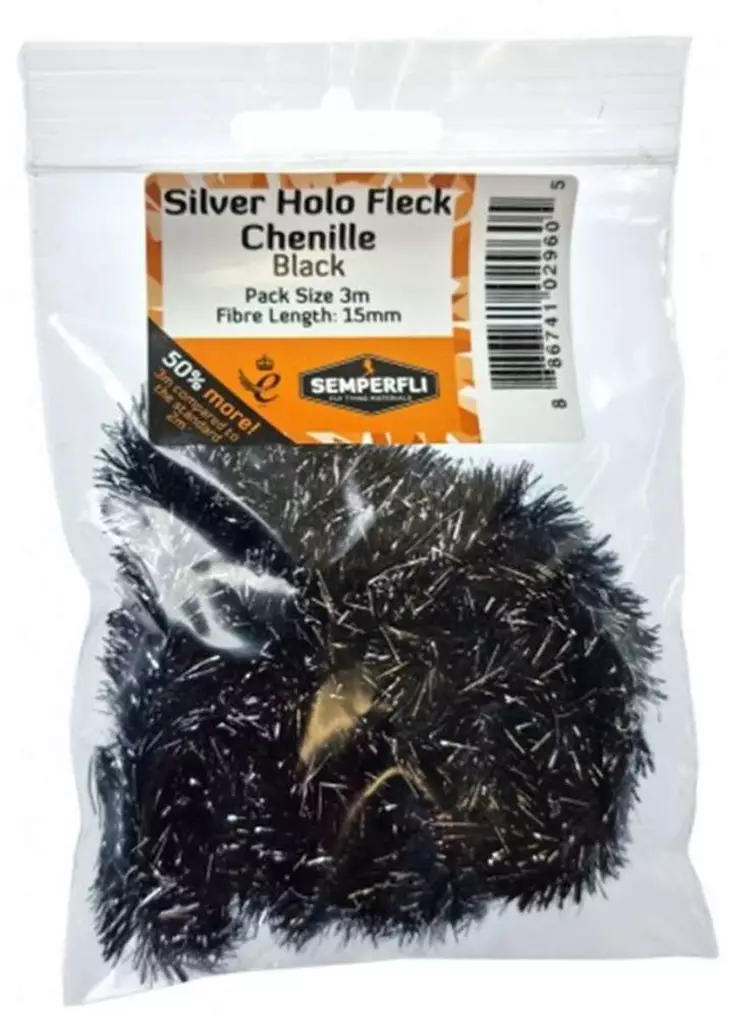 Semperfli Tinsel Fleck Chenille 15mm - Chenilles - 40850000044444 - 1