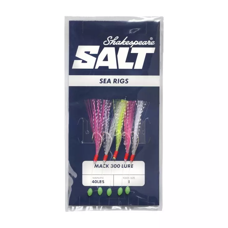 Shakespeare Mack 300 Lure - Sabiki & Mackerel Rigs - 043388130754 - 1