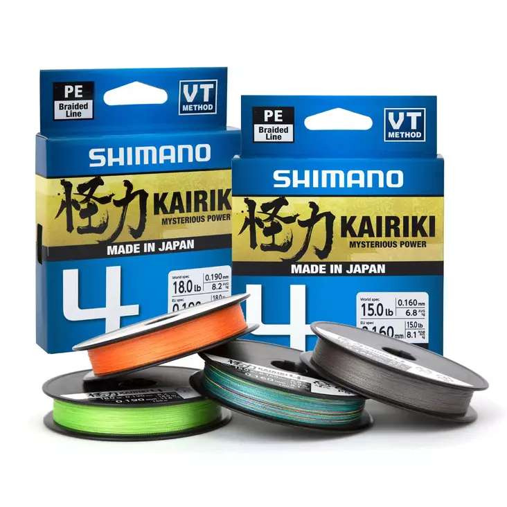 Shimano Kairiki 4 Orange - Braided Lines - 022255250764 - 1