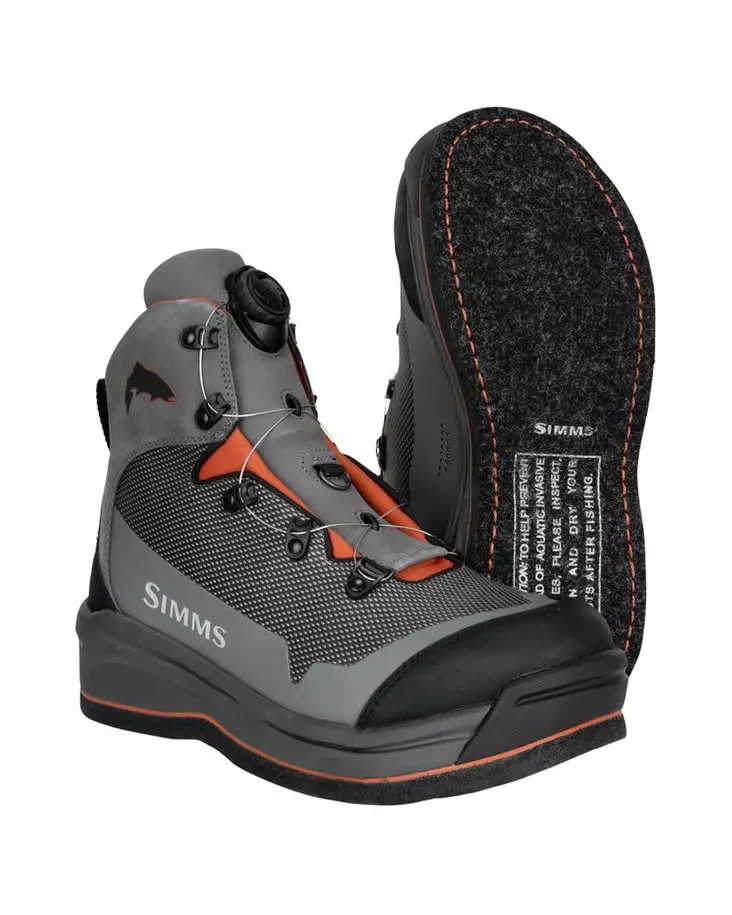 Simms Guide BOA FELT Boot Slate - Wading Boots - 694264571354 - 1