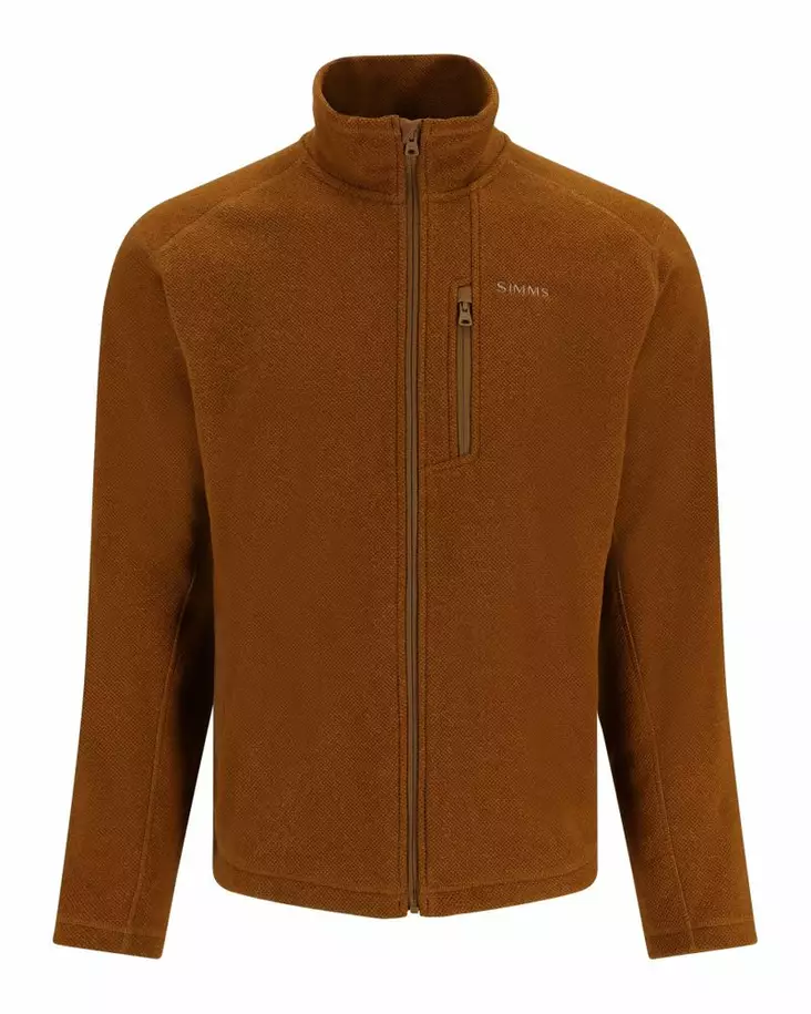 Simms Rivershed Full Zip Cobia Heather - Shirts - 694264657614 - 2
