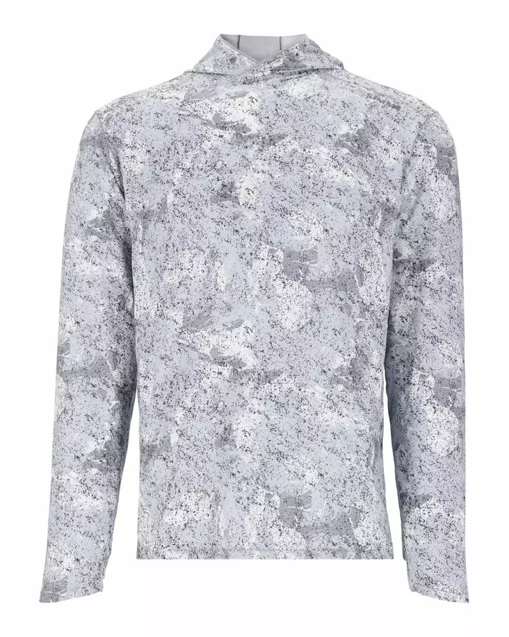 Simms Sflex Hoody Back Eddy White - Sweatshirts - 694264671474 - 2