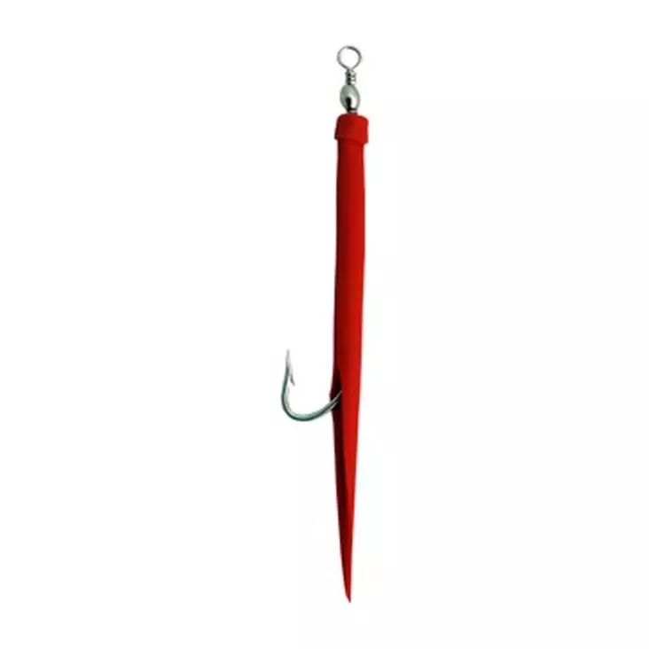 Sølvkroken Gummimakk A5 Red 4/0 - Glow & Attractor Components - 7056960104114 - 1