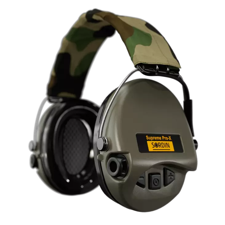 Sordin Supreme Pro-X 1.1 Green-Camo - Hearing Protection - 7392749008984 - 3