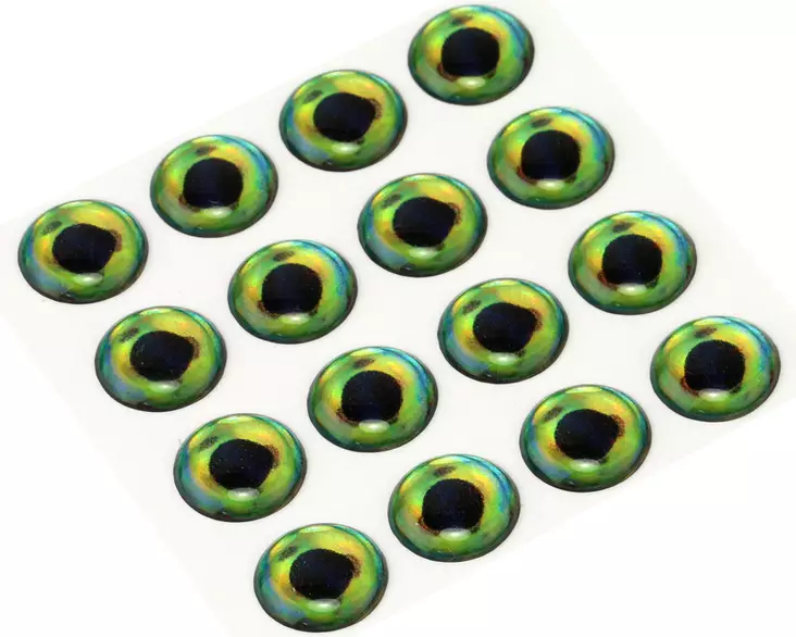 Sybai 3D Epoxy Fish Eyes 8mm -tarrasilmät - 3D Eyes - 402004000094 - 1