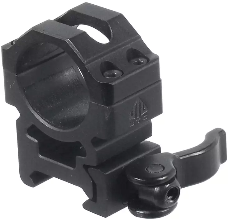 UTG 1" Picatinny Scope Rings QD Lever Lock - Completed Mounts - 4712274527294 - 1