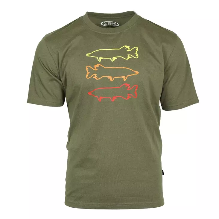 Vision Pike T-Shirt Olive - Men T-Shirts - 6417512850544 - 1
