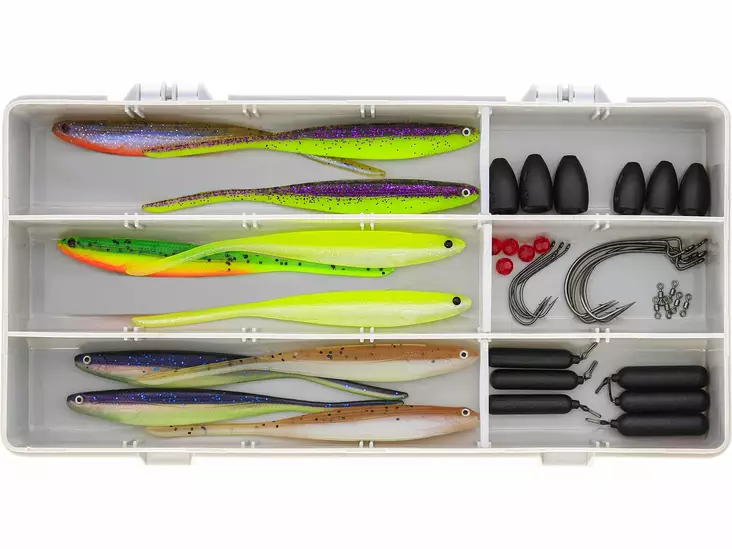 Westin Zander Box Dropshot&Carolina 44pcs - Soft Baits for Vertical Fishing - 5707549536094 - 1