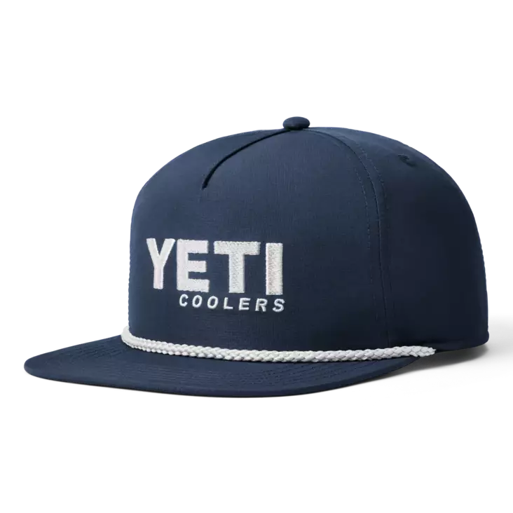Yeti Flat Brim Rope Hat Navy - Caps - 888830270844 - 1