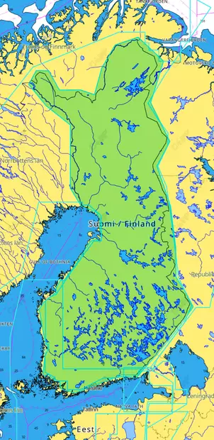 C-MAP Discovery Finland Lakes - Maps - 9420064119295 - 1