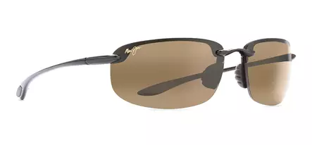 Maui Jim Hookipa - Gloss Black Frame with HCL Lens - Plastic Lenses - 603429008505 - 1