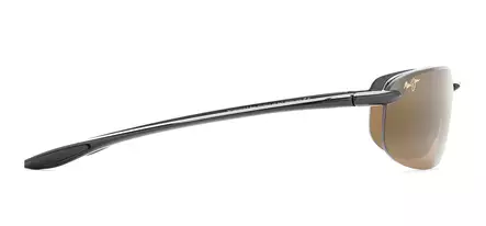 Maui Jim Hookipa - Gloss Black Frame with HCL Lens - Plastic Lenses - 603429008505 - 2