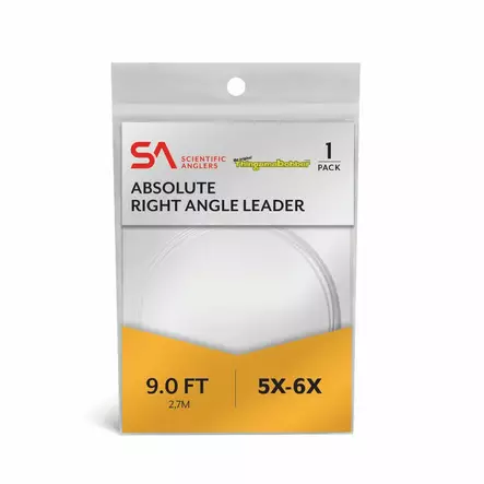 Scientific Anglers Absolute Right Angle leader 11' - Nylon Leaders - 840309141215 - 2