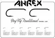 Ahrex FW501 Dry Fly Traditional Barbless - Barbless Hooks - 023534437555 - 3
