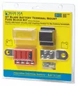 Blue Sea Systems Fuse Block ST-Blade BTM 4 Circuits Kit - Cables and connectors - 632085050245 - 1