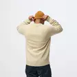Fjällräven Logo Knit Sweater M Light Beige - Shirts - 7323451199585 - 4