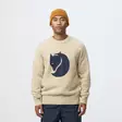 Fjällräven Logo Knit Sweater M Light Beige - Shirts - 7323451199585 - 6