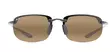 Maui Jim Hookipa - Gloss Black Frame with HCL Lens - Plastic Lenses - 603429008505 - 3