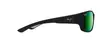 Maui Jim Local Kine - Black Frame with Green Mirror Lens - Glass Lenses - 603429055585 - 4
