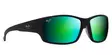 Maui Jim Local Kine - Black Frame with Green Mirror Lens - Glass Lenses - 603429055585 - 1