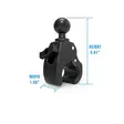 RAM Tough-Claw Medium Clamp Ball Base - RAM Mounts, size C - 793442944215 - 1