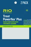 Rio Powerflex Plus 2 Pack 9' - Nylon Leaders - 730884544085 - 1