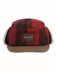 Simms Coldweather Cap Red Buffalo Plaid - Caps - 694264633205 - 1