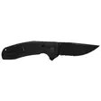 SOG-TAC XR Blackout Serrated - Foldable Knives - 729857010375 - 4