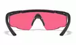 Wiley X Saber Advanced Grey & Light Rust & Vermillion - Matte Black - Shooting Glasses - 712316003155 - 3