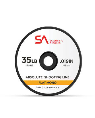 Scientific Anglers Absolute Flat Mono Shooting Line - Coated - 840309135085 - 1