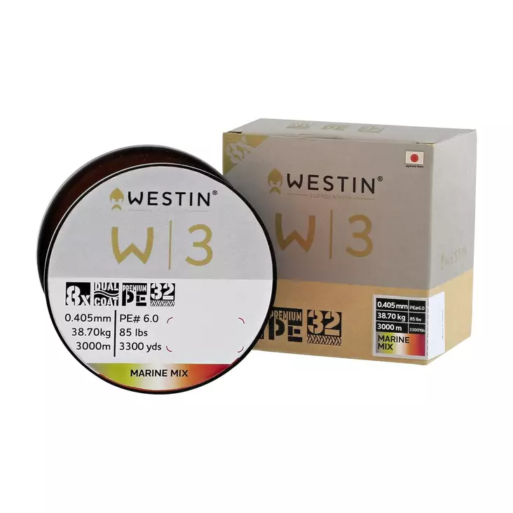 Westin W3 Oceanic Swirl 8-Braid 2200m - Saltwater Braids - 5707549518175 - 1