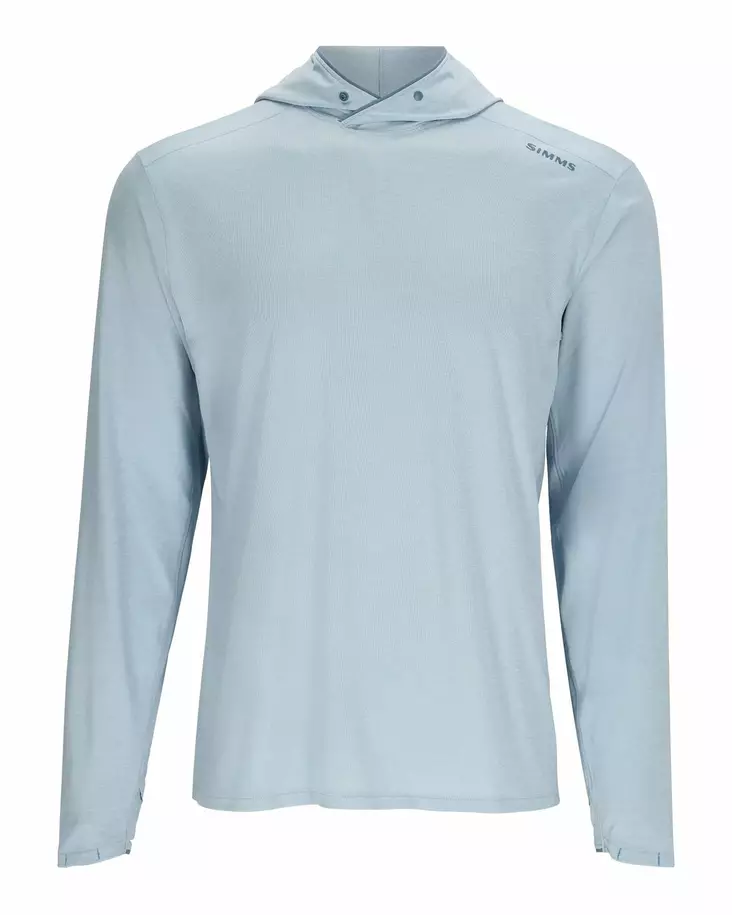 Simms SolarFlex Hoody Steel Blue Heather - Sweatshirts - 694264633885 - 1