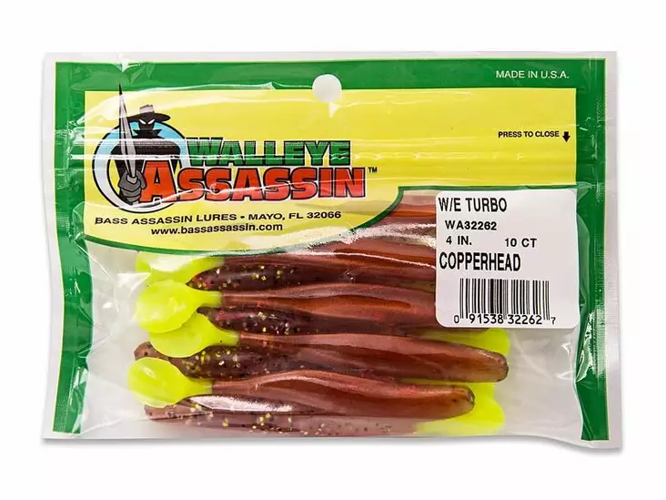 Bass Assasin Walley 4" 9cm 6g 10pcs Round-bodied soft bait - Ruoto.com  webstore