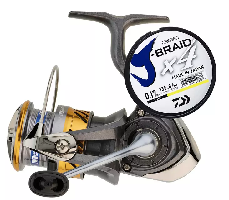 Daiwa 20 Laguna LT 2000 JB4 0,13mm - Front Drag Spinning Reels - 043178617755 - 1