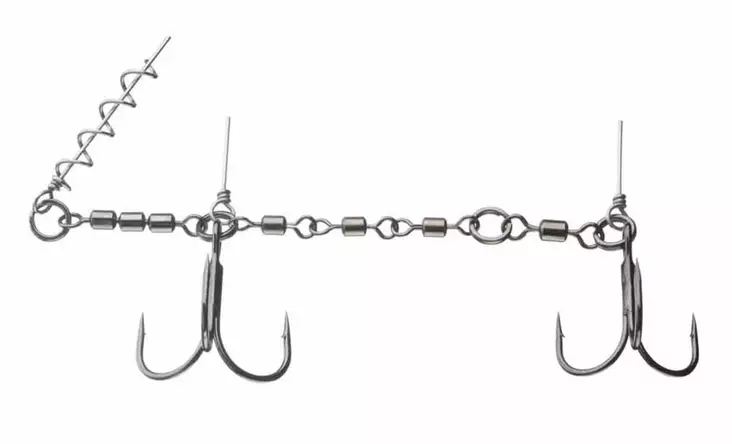 Daiwa Prorex Screw-in Swiwel Assist Stinger - Pike Rigs and Accessories - 4066466060435 - 1