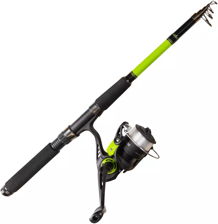 daiwa sensor spin combo D-SHOCK FRESHWATER SPINNING Graphite body and rugged matching fiberglass rod. Daiwa Sensor Spin 7' 10-30g/2500B/0,30mm